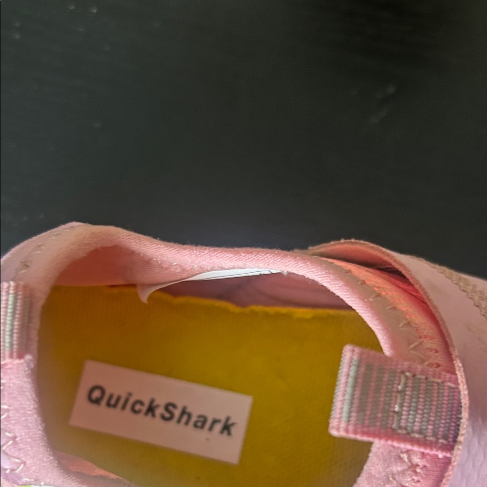 Kids Water Shoes - Pink with Neon green and silver Accents - Picture 14 of 14